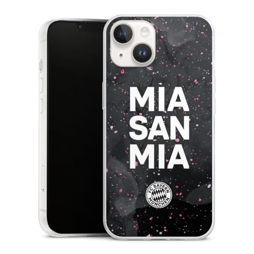 DeinDesign Slim Case extra dünn kompatibel mit Apple iPhone 14 Silikon Handyhülle transparent Hülle Mia San Mia Girl Style FC Bayern München DeinDesign Slim Case extra dünn kompatibel mit Apple iPhone 14 Silikon Handyhülle transparent Hülle Mia San Mia Girl Style FC Bayern München von DeinDesign