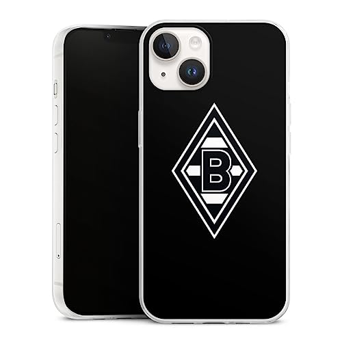 Slim Case extra dünn kompatibel mit Apple iPhone 14 Silikon Handyhülle transparent Hülle Wappen Borussia Mönchengladbach Gladbach Slim Case extra dünn kompatibel mit Apple iPhone 14 Silikon Handyhülle transparent Hülle Wappen Borussia Mönchengladbach Gladbach von DeinDesign