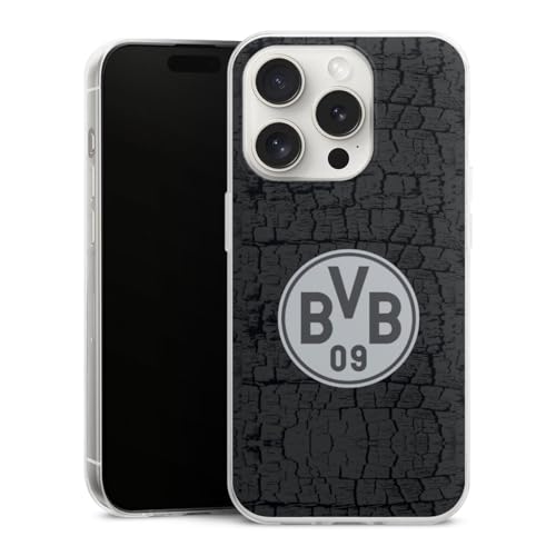Slim Case extra dünn kompatibel mit Apple iPhone 15 Pro Silikon Handyhülle transparent Hülle BVB Borussia Dortmund Trikot Slim Case extra dünn kompatibel mit Apple iPhone 15 Pro Silikon Handyhülle transparent Hülle BVB Borussia Dortmund Trikot von DeinDesign