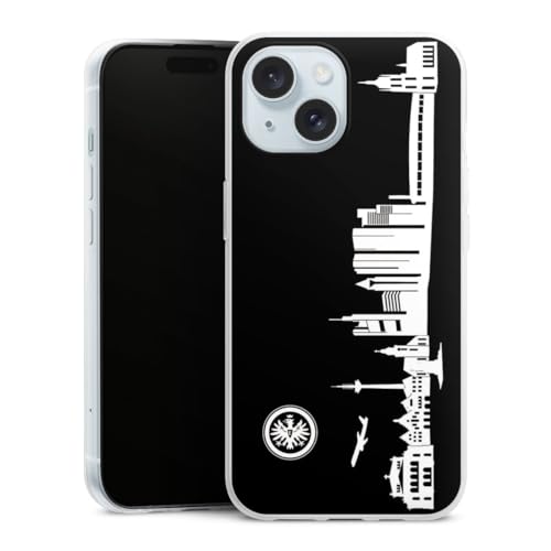 Slim Case extra dünn kompatibel mit Apple iPhone 15 Silikon Handyhülle transparent Hülle SGE Eintracht Frankfurt Skyline Slim Case extra dünn kompatibel mit Apple iPhone 15 Silikon Handyhülle transparent Hülle SGE Eintracht Frankfurt Skyline von DeinDesign