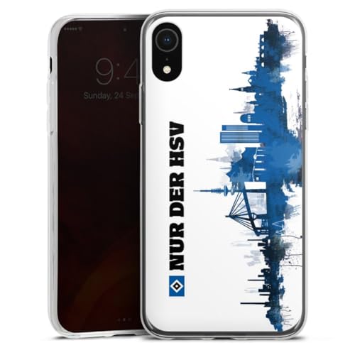 Slim Case extra dünn kompatibel mit Apple iPhone Xr Silikon Handyhülle transparent Hülle HSV Offizielles Lizenzprodukt Bundesliga Slim Case extra dünn kompatibel mit Apple iPhone Xr Silikon Handyhülle transparent Hülle HSV Offizielles Lizenzprodukt Bundesliga von DeinDesign