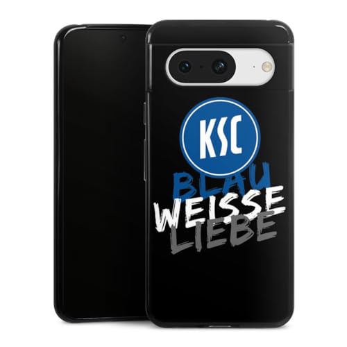 Slim Case extra dünn kompatibel mit Google Pixel 8 Silikon Handyhülle schwarz Hülle KSC Offizielles Lizenzprodukt Bundesliga Slim Case extra dünn kompatibel mit Google Pixel 8 Silikon Handyhülle schwarz Hülle KSC Offizielles Lizenzprodukt Bundesliga von DeinDesign