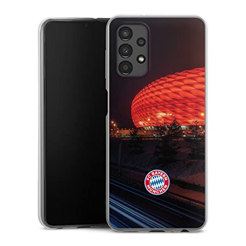 DeinDesign Slim Case extra dünn kompatibel mit Samsung Galaxy A13 4G Silikon Handyhülle transparent Hülle FC Bayern München FCB Stadion DeinDesign Slim Case extra dünn kompatibel mit Samsung Galaxy A13 4G Silikon Handyhülle transparent Hülle FC Bayern München FCB Stadion von DeinDesign