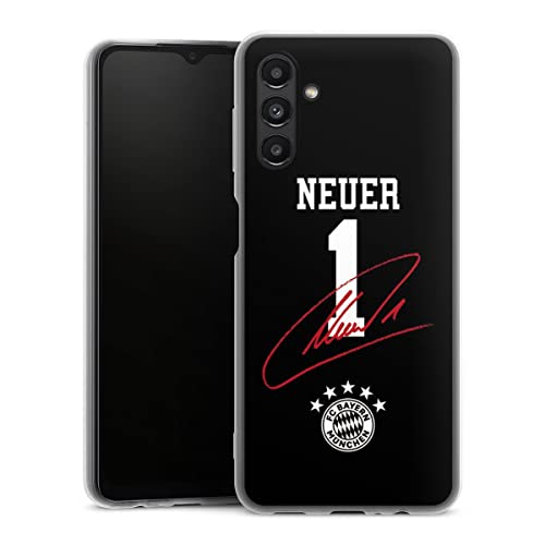 DeinDesign Slim Case extra dünn kompatibel mit Samsung Galaxy A13 5G Silikon Handyhülle transparent Hülle FC Bayern München FCB Manuel Neuer DeinDesign Slim Case extra dünn kompatibel mit Samsung Galaxy A13 5G Silikon Handyhülle transparent Hülle FC Bayern München FCB Manuel Neuer von DeinDesign