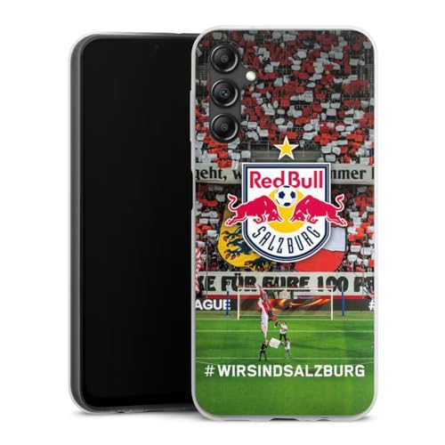 DeinDesign Slim Case extra dünn kompatibel mit Samsung Galaxy A14 5G Silikon Handyhülle transparent Hülle FC Red Bull Salzburg Statement Offizielles Lizenzprodukt DeinDesign Slim Case extra dünn kompatibel mit Samsung Galaxy A14 5G Silikon Handyhülle transparent Hülle FC Red Bull Salzburg Statement Offizielles Lizenzprodukt von DeinDesign