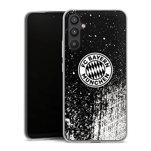 DeinDesign Slim Case extra dünn kompatibel mit Samsung Galaxy A34 5G Silikon Handyhülle transparent Hülle FC Bayern München Offizielles Lizenzprodukt FCB DeinDesign Slim Case extra dünn kompatibel mit Samsung Galaxy A34 5G Silikon Handyhülle transparent Hülle FC Bayern München Offizielles Lizenzprodukt FCB von DeinDesign