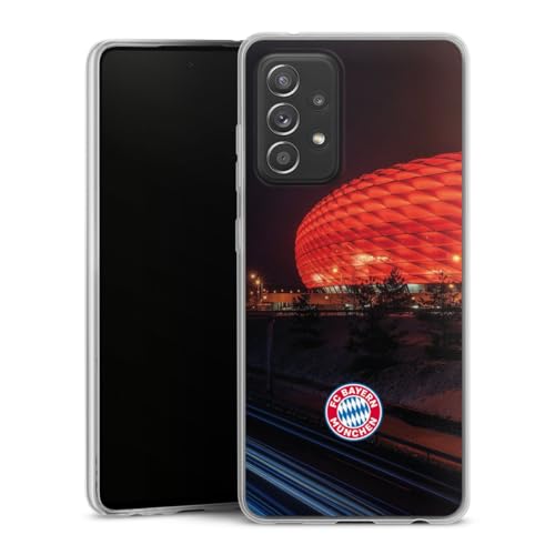 DeinDesign Slim Case extra dünn kompatibel mit Samsung Galaxy A52s 5G Silikon Handyhülle transparent Hülle FC Bayern München FCB Stadion DeinDesign Slim Case extra dünn kompatibel mit Samsung Galaxy A52s 5G Silikon Handyhülle transparent Hülle FC Bayern München FCB Stadion von DeinDesign