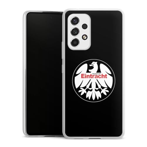DeinDesign Slim Case extra dünn kompatibel mit Samsung Galaxy A53 5G Silikon Handyhülle transparent Hülle Offizielles Lizenzprodukt Eintracht Frankfurt SGE DeinDesign Slim Case extra dünn kompatibel mit Samsung Galaxy A53 5G Silikon Handyhülle transparent Hülle Offizielles Lizenzprodukt Eintracht Frankfurt SGE von DeinDesign
