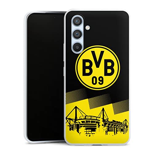 DeinDesign Slim Case extra dünn kompatibel mit Samsung Galaxy A54 5G Silikon Handyhülle transparent Hülle BVB Borussia Dortmund Stadion DeinDesign Slim Case extra dünn kompatibel mit Samsung Galaxy A54 5G Silikon Handyhülle transparent Hülle BVB Borussia Dortmund Stadion von DeinDesign