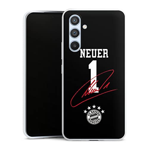DeinDesign Slim Case extra dünn kompatibel mit Samsung Galaxy A54 5G Silikon Handyhülle transparent Hülle FC Bayern München FCB Manuel Neuer DeinDesign Slim Case extra dünn kompatibel mit Samsung Galaxy A54 5G Silikon Handyhülle transparent Hülle FC Bayern München FCB Manuel Neuer von DeinDesign