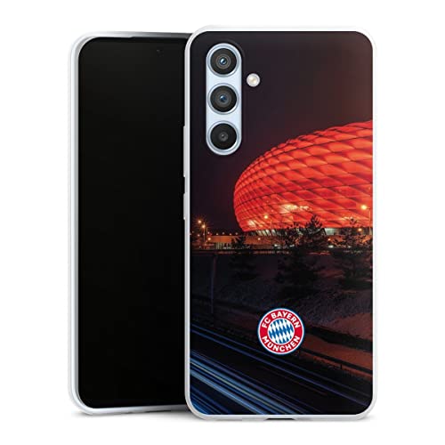 DeinDesign Slim Case extra dünn kompatibel mit Samsung Galaxy A54 5G Silikon Handyhülle transparent Hülle FC Bayern München FCB Stadion DeinDesign Slim Case extra dünn kompatibel mit Samsung Galaxy A54 5G Silikon Handyhülle transparent Hülle FC Bayern München FCB Stadion von DeinDesign
