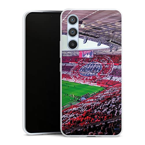 DeinDesign Slim Case extra dünn kompatibel mit Samsung Galaxy A54 5G Silikon Handyhülle transparent Hülle FCB FC Bayern München Bundesliga DeinDesign Slim Case extra dünn kompatibel mit Samsung Galaxy A54 5G Silikon Handyhülle transparent Hülle FCB FC Bayern München Bundesliga von DeinDesign