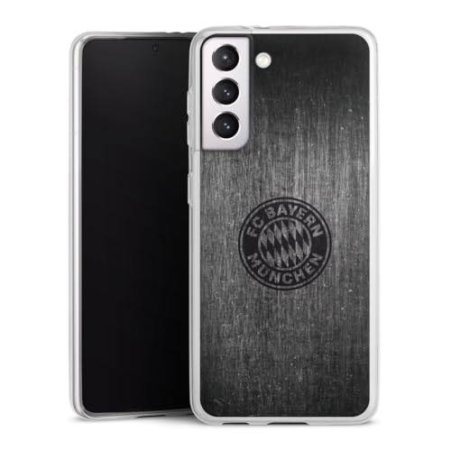 DeinDesign Slim Case extra dünn kompatibel mit Samsung Galaxy S21 5G Silikon Handyhülle transparent Hülle Metallic Look FCB FC Bayern München DeinDesign Slim Case extra dünn kompatibel mit Samsung Galaxy S21 5G Silikon Handyhülle transparent Hülle Metallic Look FCB FC Bayern München von DeinDesign