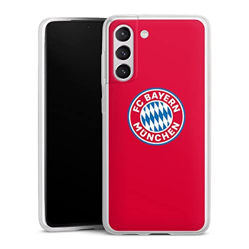 DeinDesign Slim Case extra dünn kompatibel mit Samsung Galaxy S21 FE 5G Silikon Handyhülle transparent Hülle FC Bayern München FCB Logo DeinDesign Slim Case extra dünn kompatibel mit Samsung Galaxy S21 FE 5G Silikon Handyhülle transparent Hülle FC Bayern München FCB Logo von DeinDesign