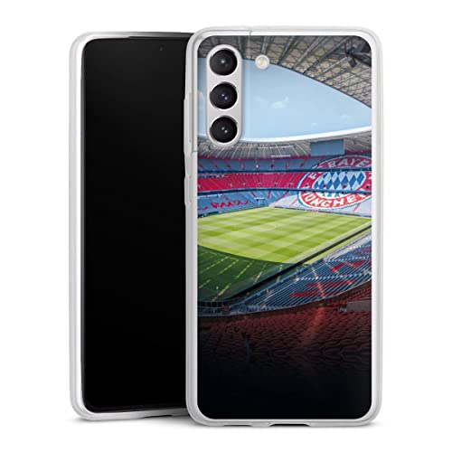 DeinDesign Slim Case extra dünn kompatibel mit Samsung Galaxy S21 FE 5G Silikon Handyhülle transparent Hülle FC Bayern München FCB Stadion DeinDesign Slim Case extra dünn kompatibel mit Samsung Galaxy S21 FE 5G Silikon Handyhülle transparent Hülle FC Bayern München FCB Stadion von DeinDesign