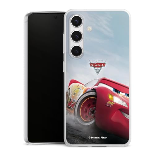 DeinDesign Slim Case extra dünn kompatibel mit Samsung Galaxy S24 Silikon Handyhülle transparent Hülle Lightning McQueen 95 Offizielles Lizenzprodukt Cars DeinDesign Slim Case extra dünn kompatibel mit Samsung Galaxy S24 Silikon Handyhülle transparent Hülle Lightning McQueen 95 Offizielles Lizenzprodukt Cars von DeinDesign