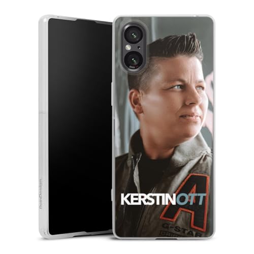 DeinDesign Slim Case extra dünn kompatibel mit Sony Xperia 5 V Silikon Handyhülle transparent Hülle Kerstin OTT Sänger Portrait DeinDesign Slim Case extra dünn kompatibel mit Sony Xperia 5 V Silikon Handyhülle transparent Hülle Kerstin OTT Sänger Portrait von DeinDesign