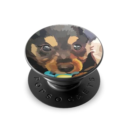 Popsockets PopGrip Handy Halterung Ständer Smartphone & Tablet Griff Hund Tiere Haustier von DeinDesign