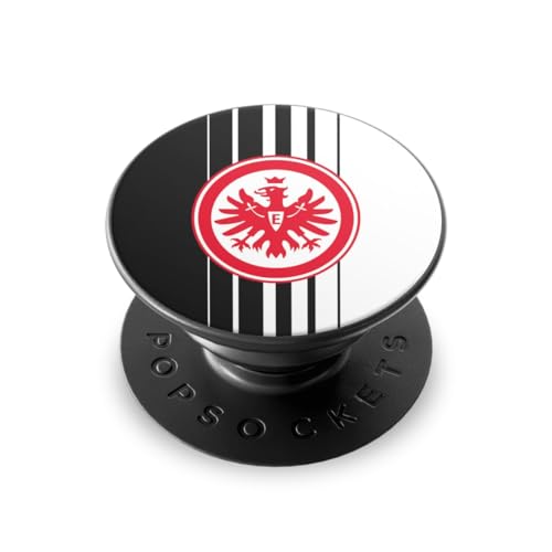 Popsockets PopGrip Handy Halterung Ständer Smartphone & Tablet Griff Offizielles Lizenzprodukt Eintracht Frankfurt Streifen von DeinDesign