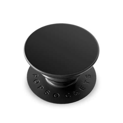Popsockets PopGrip Handy Halterung Ständer Smartphone & Tablet Griff einfarbig schwarz Farbe von DeinDesign