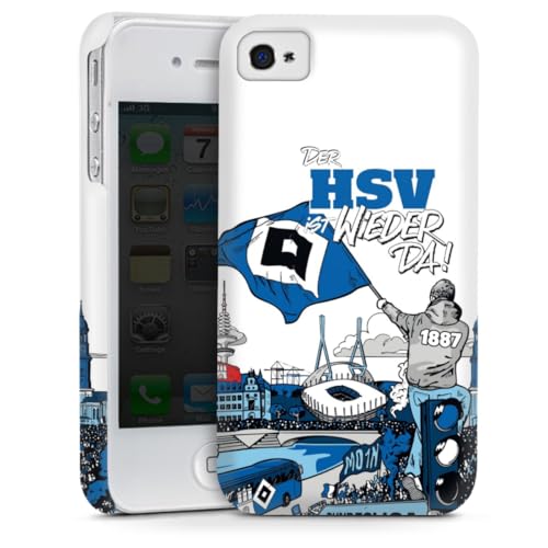 Premium Case kompatibel mit Apple iPhone 4s Smartphone Handyhülle Schutzhülle matt Hamburger SV Offizielles Lizenzprodukt Aufstieg Premium Case kompatibel mit Apple iPhone 4s Smartphone Handyhülle Schutzhülle matt Hamburger SV Offizielles Lizenzprodukt Aufstieg von DeinDesign