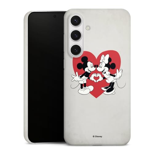 Premium Case kompatibel mit Samsung Galaxy S24 + Smartphone Handyhülle Schutzhülle matt Mickey & Minnie Mouse Herz Disney von DeinDesign