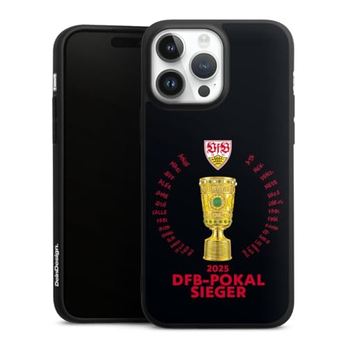 Premium Silikon Hülle kompatibel mit Apple iPhone 14 Pro Max Handyhülle schwarz Case VfB Stuttgart Pokal Offizielles Lizenzprodukt Premium Silikon Hülle kompatibel mit Apple iPhone 14 Pro Max Handyhülle schwarz Case VfB Stuttgart Pokal Offizielles Lizenzprodukt von DeinDesign