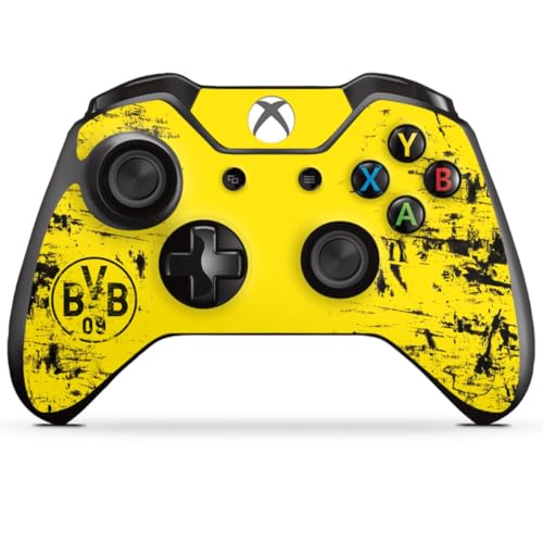 Skin kompatibel mit Microsoft Xbox One Controller Folie Sticker Borussia Dortmund Offizielles Lizenzprodukt BVB von DeinDesign