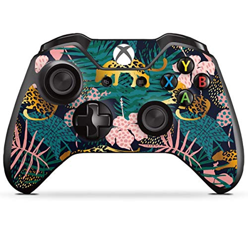 Skin kompatibel mit Microsoft Xbox One Controller Folie Sticker Dschungel Blume Muster von DeinDesign