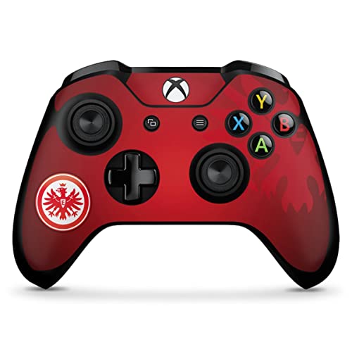 Skin kompatibel mit Microsoft Xbox One X Controller Folie Sticker Eintracht Frankfurt Offizielles Lizenzprodukt Wappen von DeinDesign