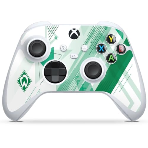 Skin kompatibel mit Microsoft Xbox Series S Controller Folie Sticker SV Werder Bremen Muster Offizielles Lizenzprodukt von DeinDesign