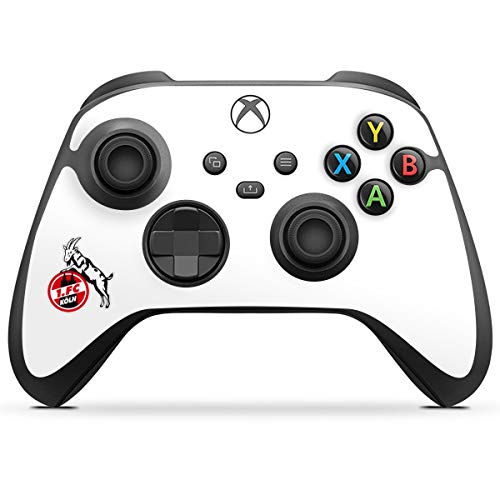 Skin kompatibel mit Microsoft Xbox Series X Controller Folie Sticker 1. FC Köln Offizielles Lizenzprodukt Wappen von DeinDesign