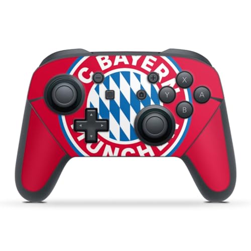 Skin kompatibel mit Nintendo Switch Pro Controller Folie Sticker FC Bayern München FCB Logo von DeinDesign