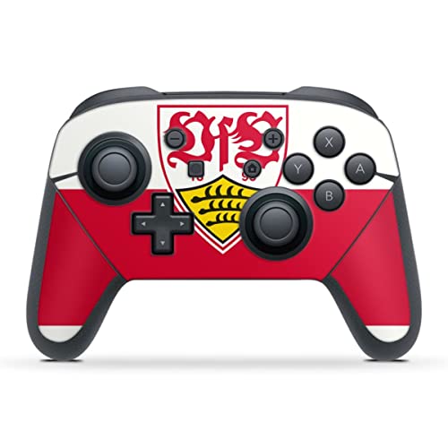 Skin kompatibel mit Nintendo Switch Pro Controller Folie Sticker VfB Stuttgart Offizielles Lizenzprodukt Logo von DeinDesign