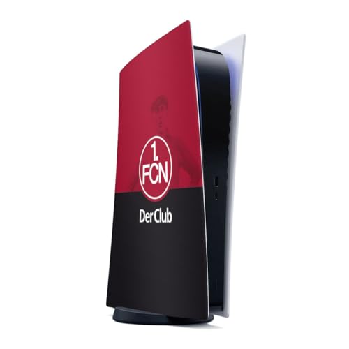 Skin kompatibel mit PS5 Sony Playstation 5 Digital Edition Folie Sticker Offizielles Lizenzprodukt Der Club 1. FC Nürnberg von DeinDesign