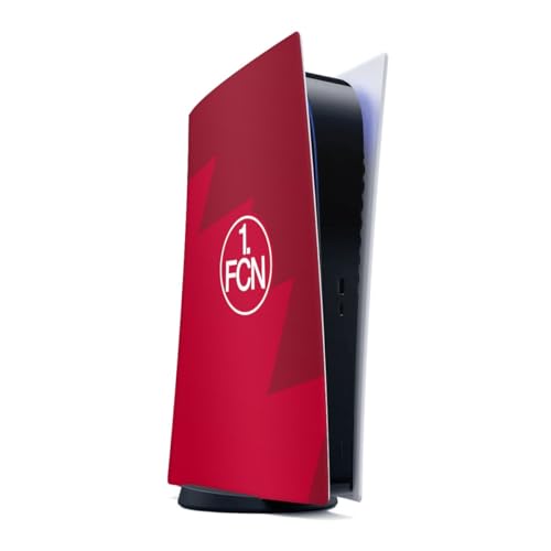 Skin kompatibel mit PS5 Sony Playstation 5 Digital Edition Folie Sticker Wappen 1. FCN 1. FC Nürnberg von DeinDesign