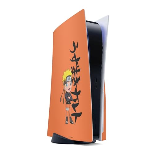 Skin kompatibel mit PS5 Sony Playstation 5 Disc Edition Folie Sticker Offizielles Lizenzprodukt Manga Naruto Shippuden von DeinDesign
