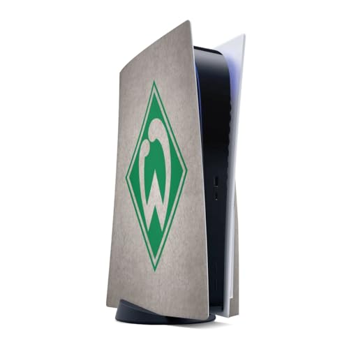 Skin kompatibel mit PS5 Sony Playstation 5 Disc Edition Folie Sticker SV Werder Bremen Offizielles Lizenzprodukt Beton von DeinDesign