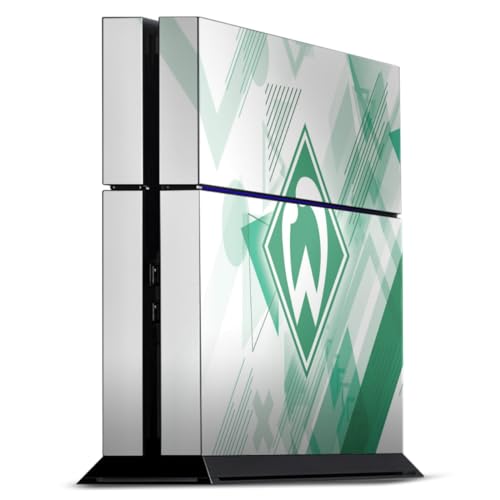 Skin kompatibel mit Sony Playstation 4 PS4 Folie Sticker SV Werder Bremen Muster Offizielles Lizenzprodukt von DeinDesign