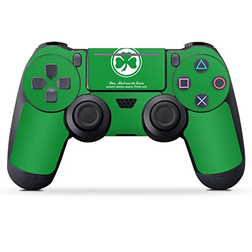 Skin kompatibel mit Sony Playstation 4 PS4 Pro Controller Folie Sticker SpVgg Greuther Fürth Fußball Offizielles Lizenzprodukt von DeinDesign