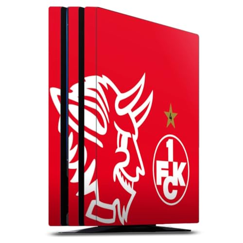 Skin kompatibel mit Sony Playstation 4 PS4 Pro Folie Sticker 1. FCK 1. FC Kaiserslautern Teufel von DeinDesign