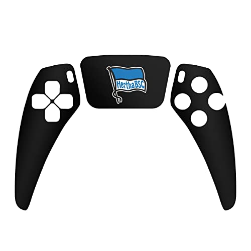 Skin kompatibel mit Sony Playstation 5 PS5 Controller Folie Sticker Hertha BSC Fußball Offizielles Lizenzprodukt von DeinDesign