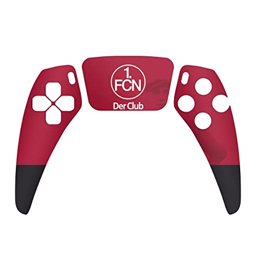 Skin kompatibel mit Sony Playstation 5 PS5 Controller Folie Sticker Offizielles Lizenzprodukt Der Club 1. FC Nürnberg von DeinDesign
