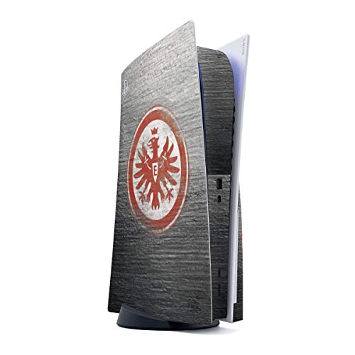 Skin kompatibel mit Sony Playstation 5 PS5 Disc Edition Folie Sticker Eintracht Frankfurt SGE Logo von DeinDesign