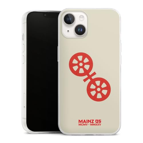 Slim Case extra dünn kompatibel mit Apple iPhone 14 Silikon Handyhülle transparent Hülle 1. FSV Mainz 05 E.V. 120 Jahre Offizielles Lizenzprodukt Slim Case extra dünn kompatibel mit Apple iPhone 14 Silikon Handyhülle transparent Hülle 1. FSV Mainz 05 E.V. 120 Jahre Offizielles Lizenzprodukt von DeinDesign