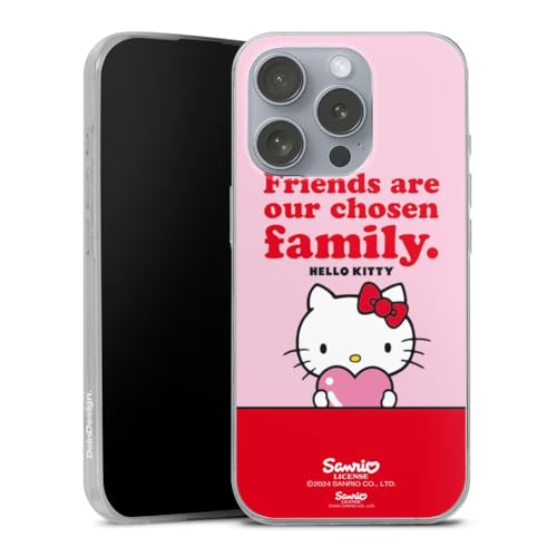 Slim Case extra dünn kompatibel mit Apple iPhone 16 Pro Silikon Handyhülle transparent Hülle Hello Kitty Familie Offizielles Lizenzprodukt Slim Case extra dünn kompatibel mit Apple iPhone 16 Pro Silikon Handyhülle transparent Hülle Hello Kitty Familie Offizielles Lizenzprodukt von DeinDesign