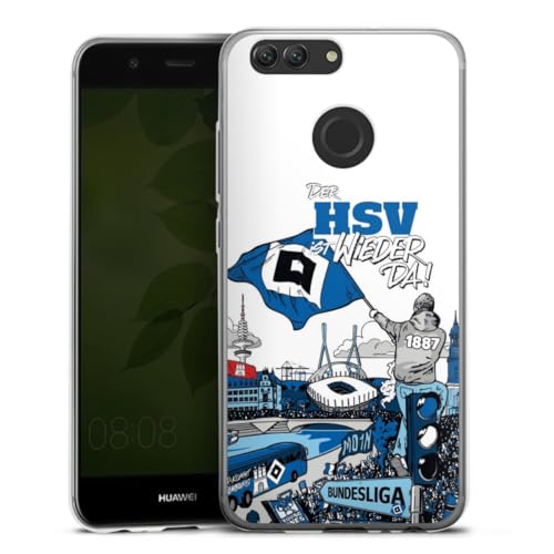 Slim Case extra dünn kompatibel mit Huawei Nova 2 Silikon Handyhülle transparent Hülle Hamburger SV Offizielles Lizenzprodukt Aufstieg Slim Case extra dünn kompatibel mit Huawei Nova 2 Silikon Handyhülle transparent Hülle Hamburger SV Offizielles Lizenzprodukt Aufstieg von DeinDesign