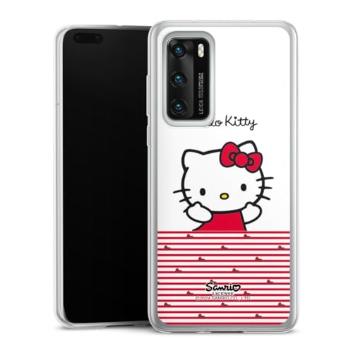 Slim Case extra dünn kompatibel mit Huawei P40 Silikon Handyhülle transparent Hülle Hello Kitty Offizielles Lizenzprodukt Fanartikel Slim Case extra dünn kompatibel mit Huawei P40 Silikon Handyhülle transparent Hülle Hello Kitty Offizielles Lizenzprodukt Fanartikel von DeinDesign