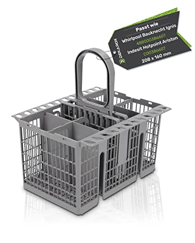 DEKAROX Besteckkorb 20,8 x 16 cm für Whirlpool Bauknecht Ignis 488000386607 für Unterkorb in Spülmaschine Geschirrspüler DEKAROX Besteckkorb 20,8 x 16 cm für Whirlpool Bauknecht Ignis 488000386607 für Unterkorb in Spülmaschine Geschirrspüler von Dekarox