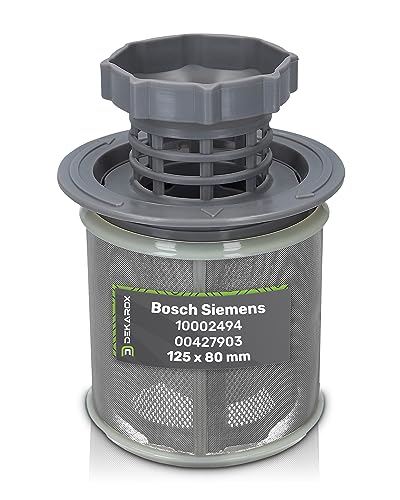 DEKAROX Sieb Set fein + grob für Bosch Siemens 10002494 00427903 427903 für Geschirrspüler Spülmaschine 3-teilig von Dekarox